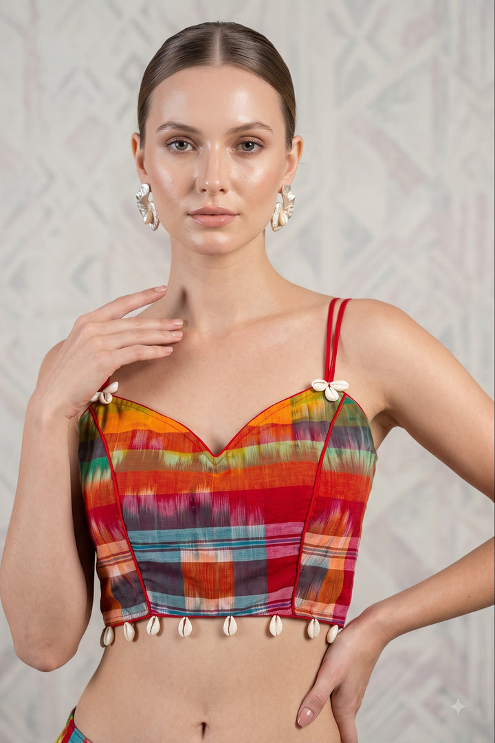 Imperial Bengal Gamcha Designer Blouse