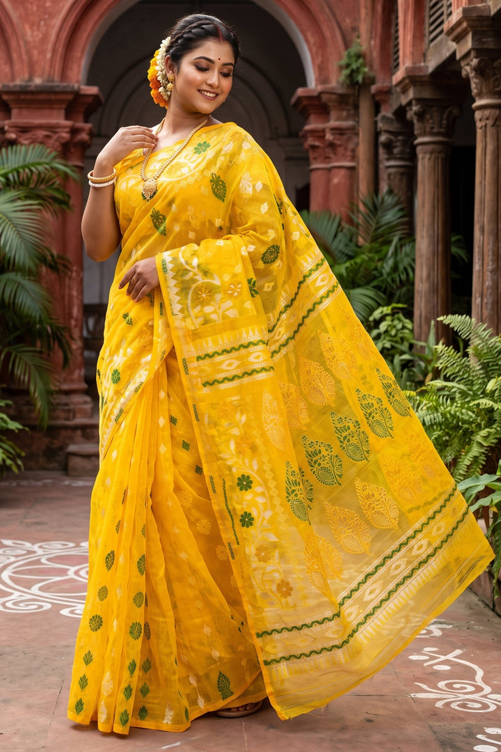 Divyashree Bengal Jamdani Saree