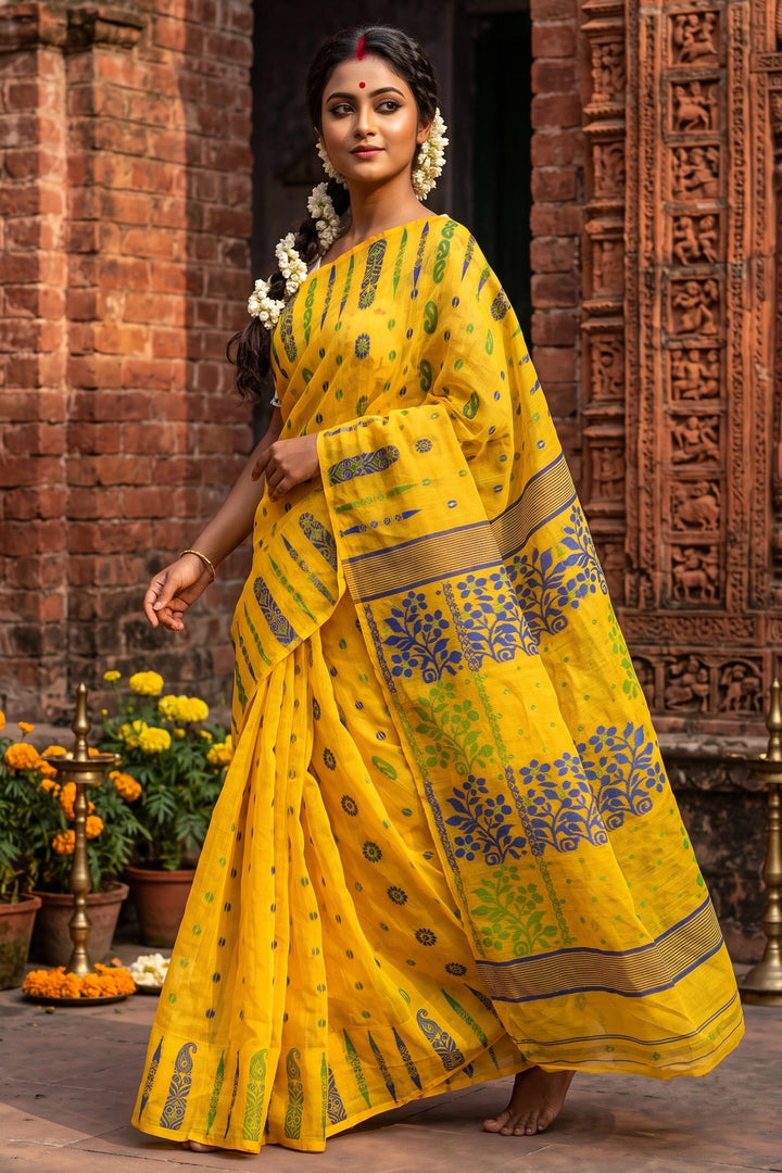 Oishika Bengal Jamdani Saree