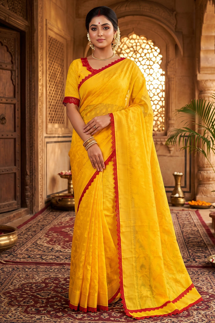Aradhana Bengal Jamdani Saree with Blouse (Combo)