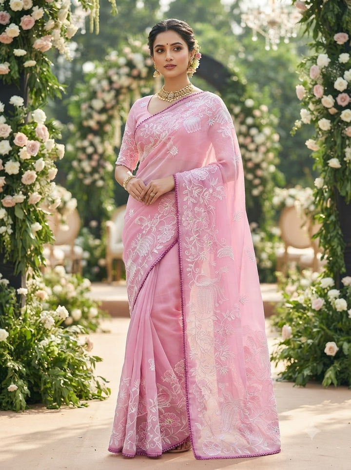 Divine Illumination Chinnon Silk Saree