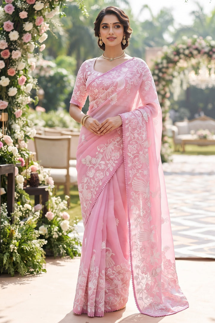 Divine Illumination Chinnon Silk Saree