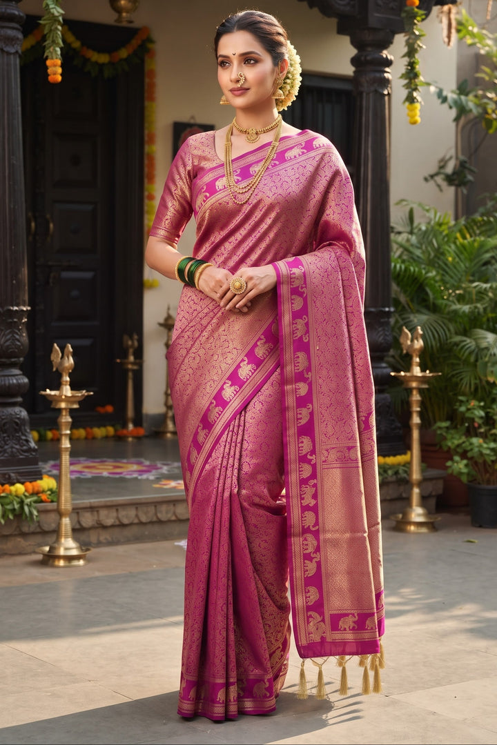 Peshwa Legacy Designer Banarasi Khadi Silk Saree