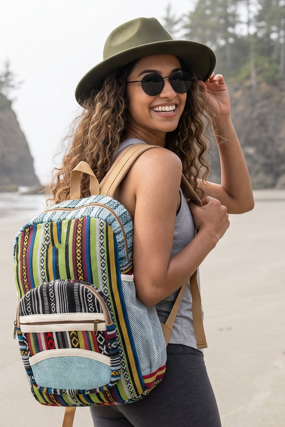 Roam Riot Woven Backpack