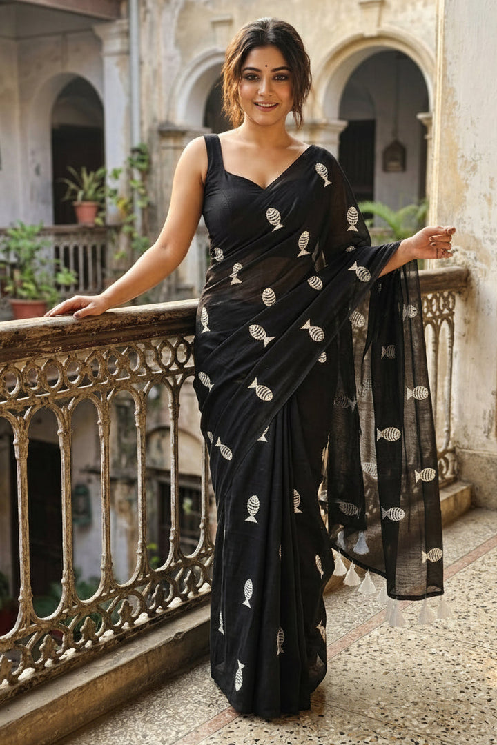 Sagarika Mul Cotton Saree