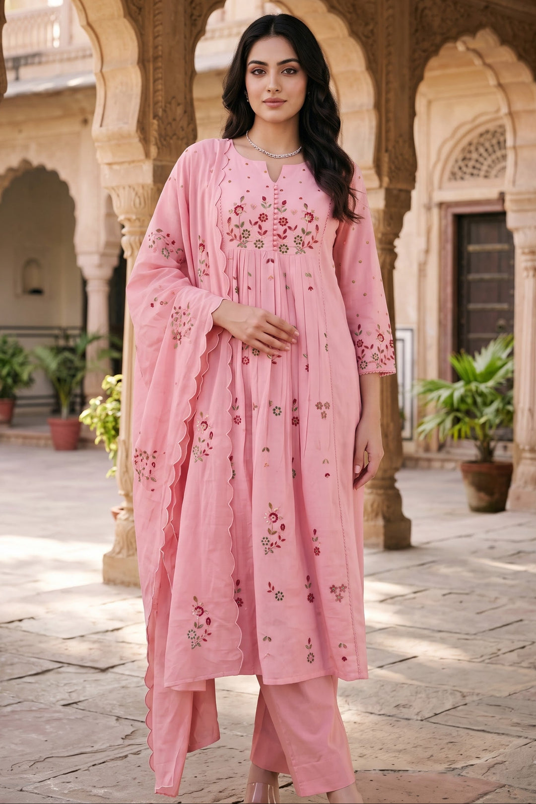 My Forever Star Cotton Kurti Set