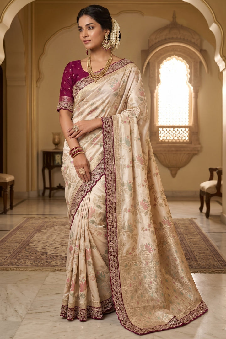 Rajshree Zari Dola Silk Saree