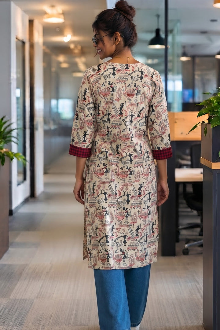 Dressed For Success Kurti(Only Kurti)
