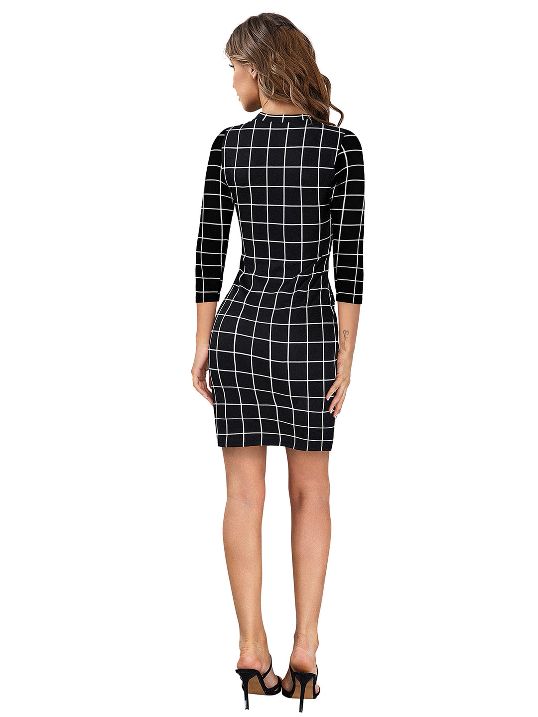 All Checked - Bodycon Dress