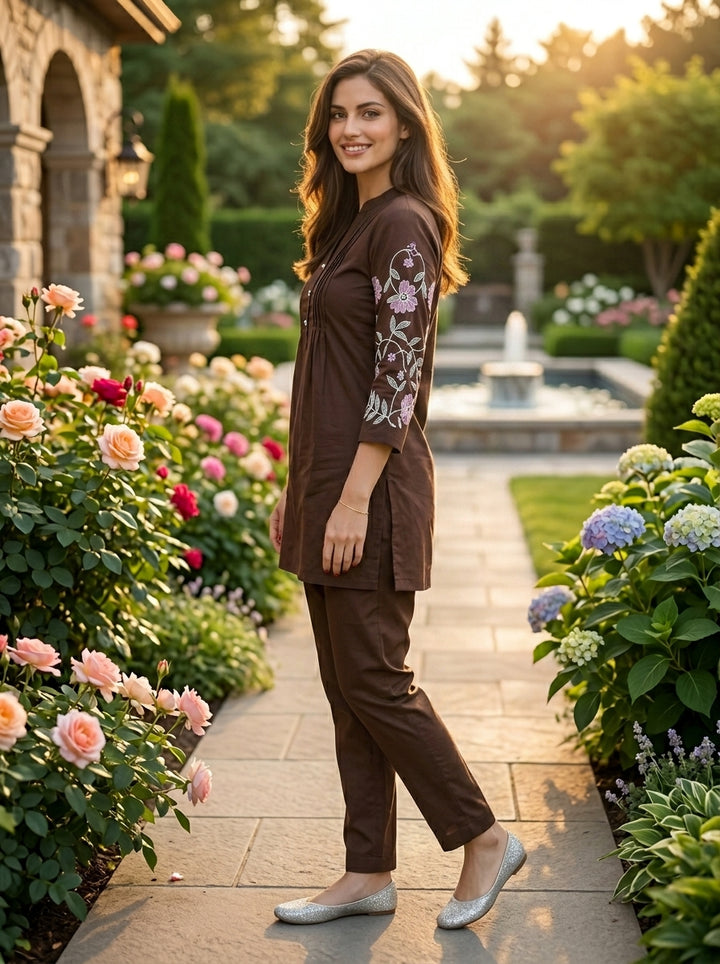 Pretty In Every Wear Cotton Coord Set