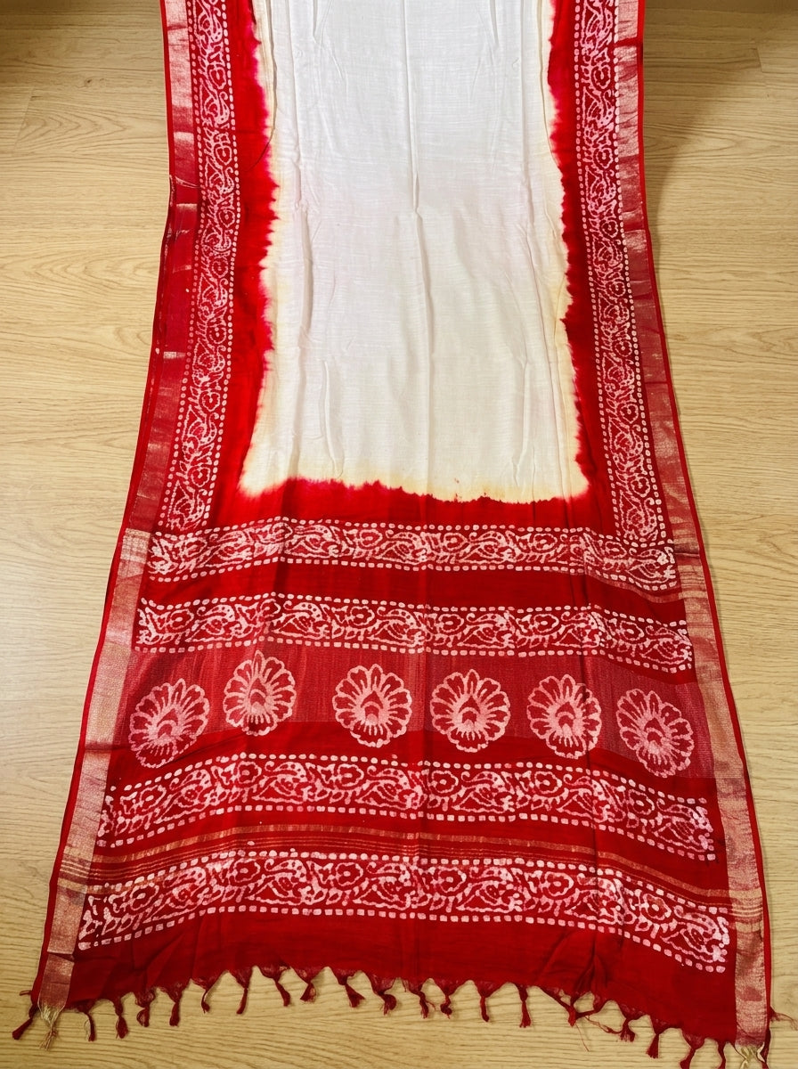 Mrinmoyee (মৃন্ময়ী) Cotton Linen Saree