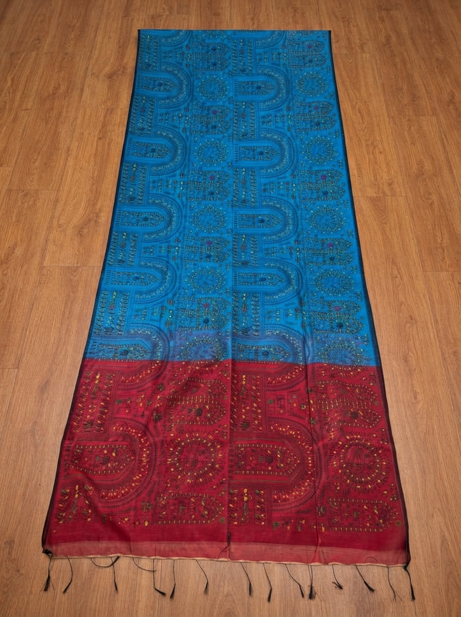 Melody of Colors Cotton Silk Saree