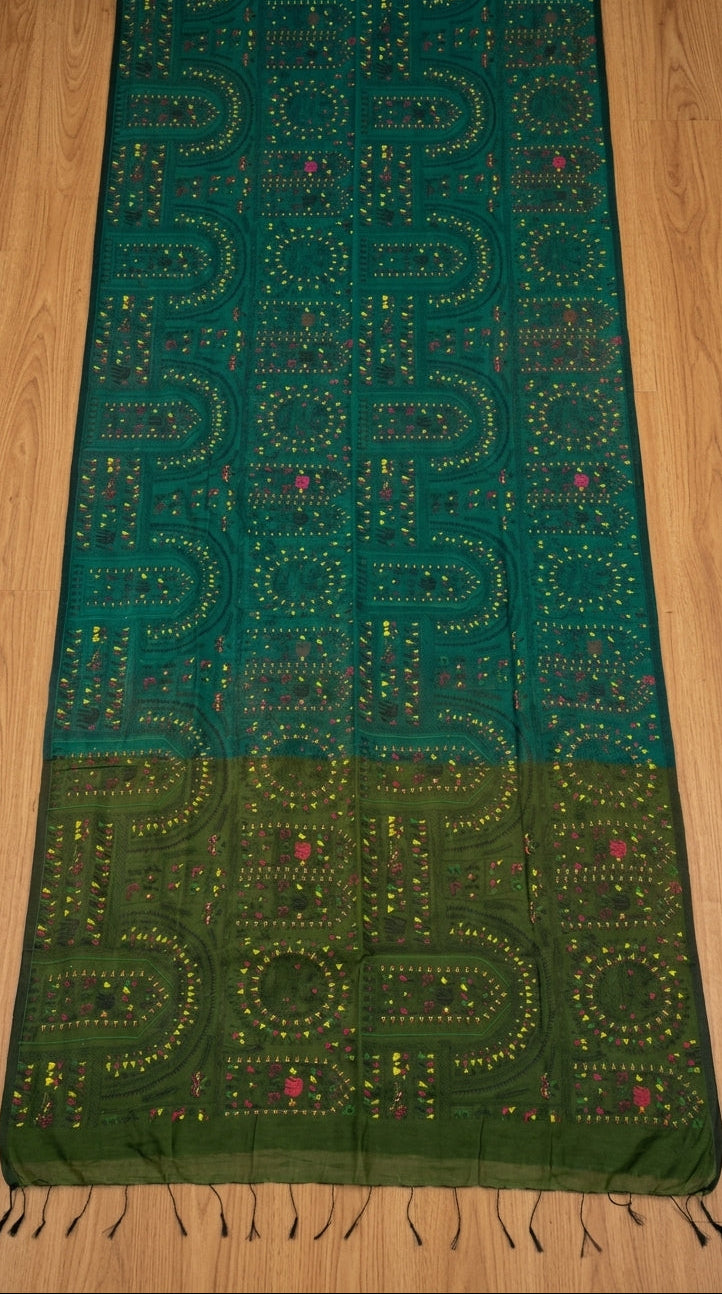 Melody of Colors Cotton Silk Saree