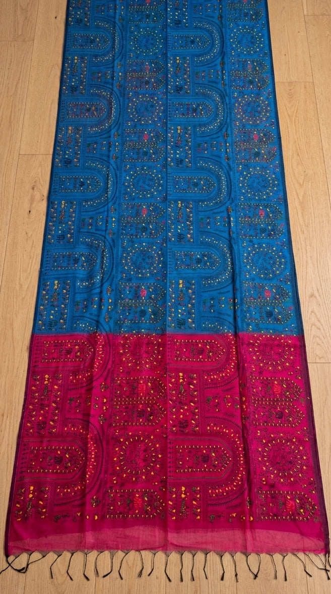 Melody of Colors Cotton Silk Saree