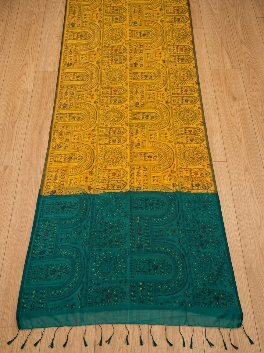 Melody of Colors Cotton Silk Saree