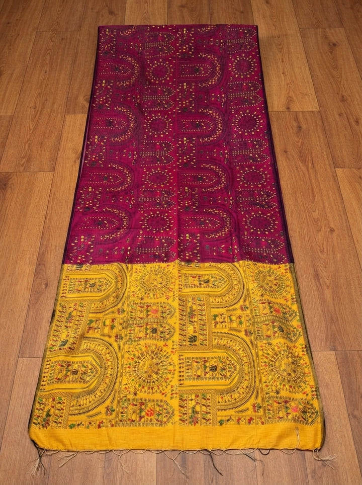 Melody of Colors Cotton Silk Saree