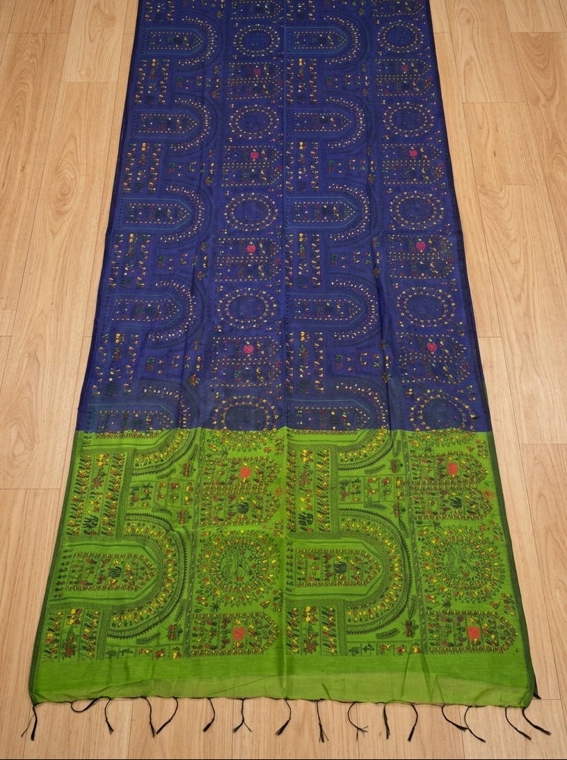 Melody of Colors Cotton Silk Saree