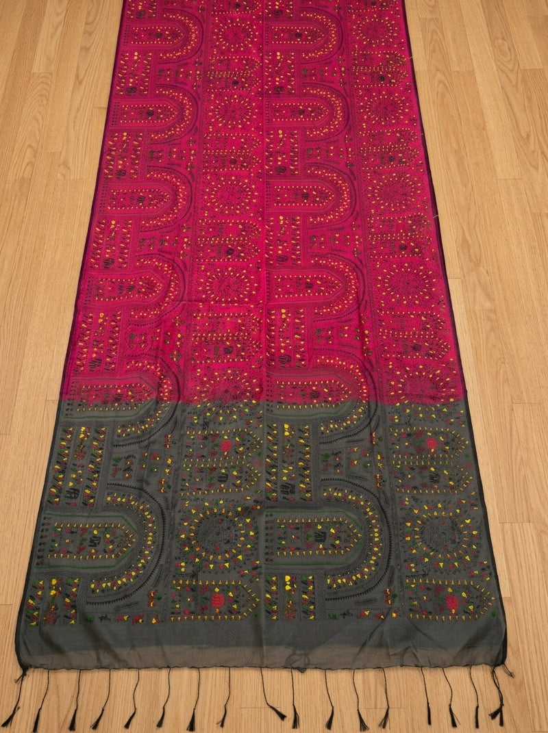 Melody of Colors Cotton Silk Saree