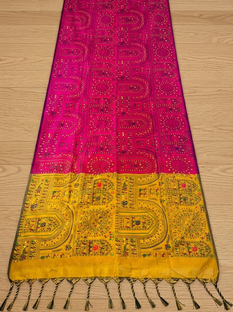 Melody of Colors Cotton Silk Saree
