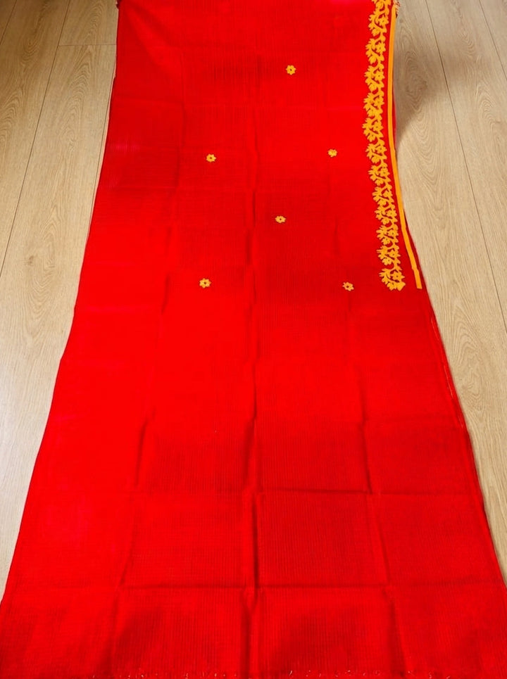 Hridoy rekha Kota Applique Saree