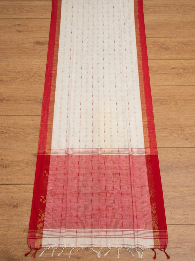 Raktima Khadi Cotton Saree