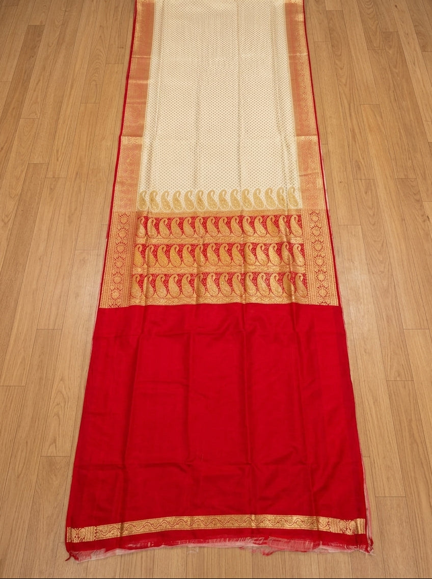 Kanakprabha Banarasi Semi Katan Silk Saree