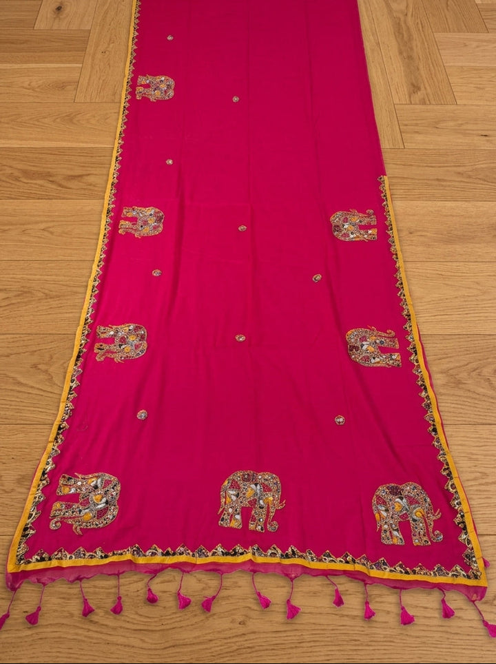 The Artisan Procession Mul Cotton Saree