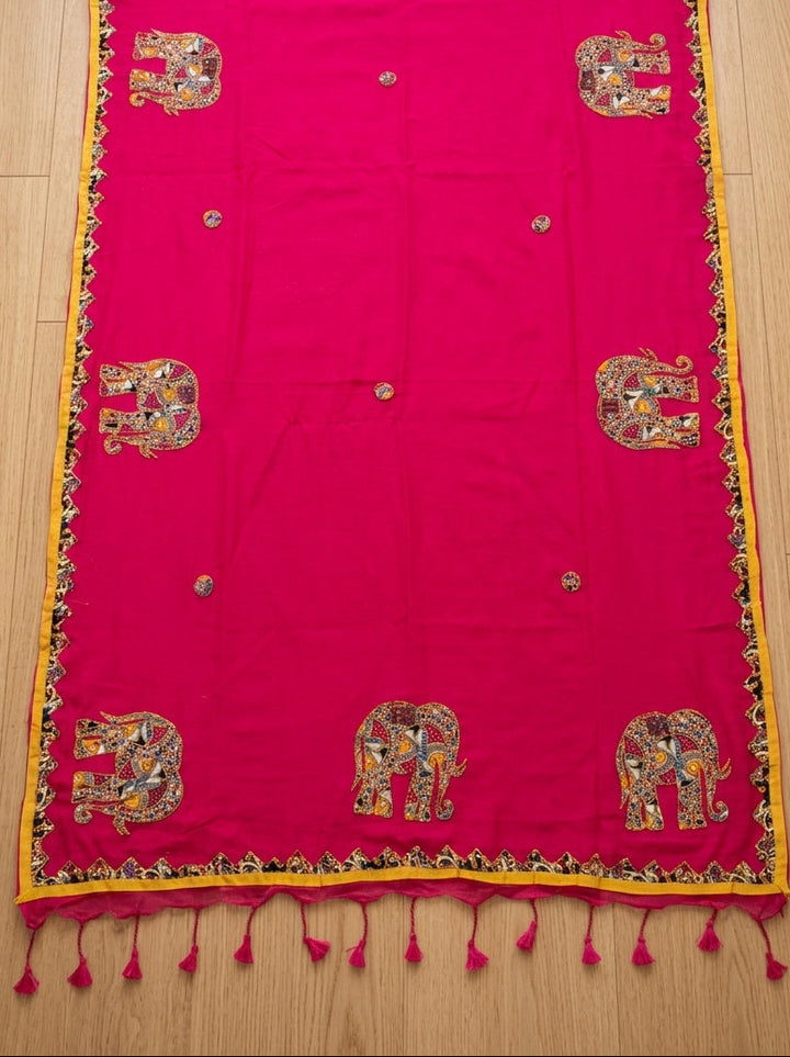 The Artisan Procession Mul Cotton Saree