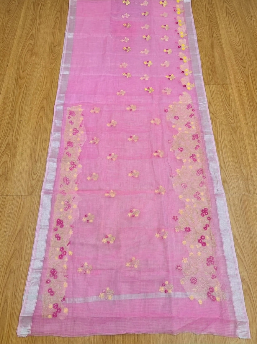 Whispers of Spring Kota Saree