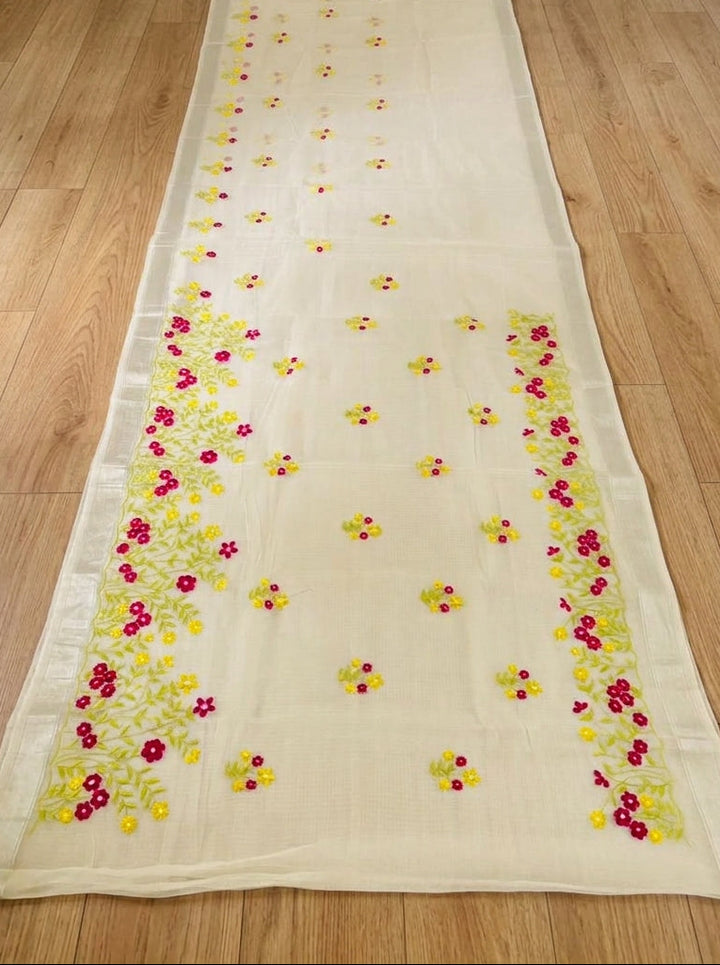 Whispers of Spring Kota Saree