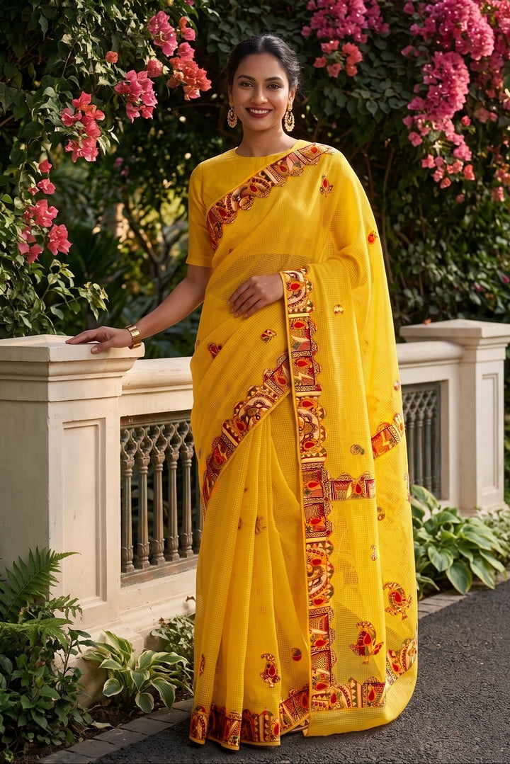 Canvas of Heritage Kota Saree