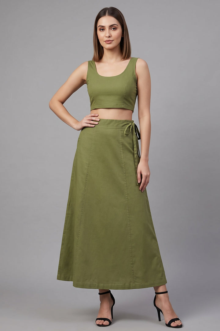 Classic Green Underskirt (Petticoat ) Olive Green
