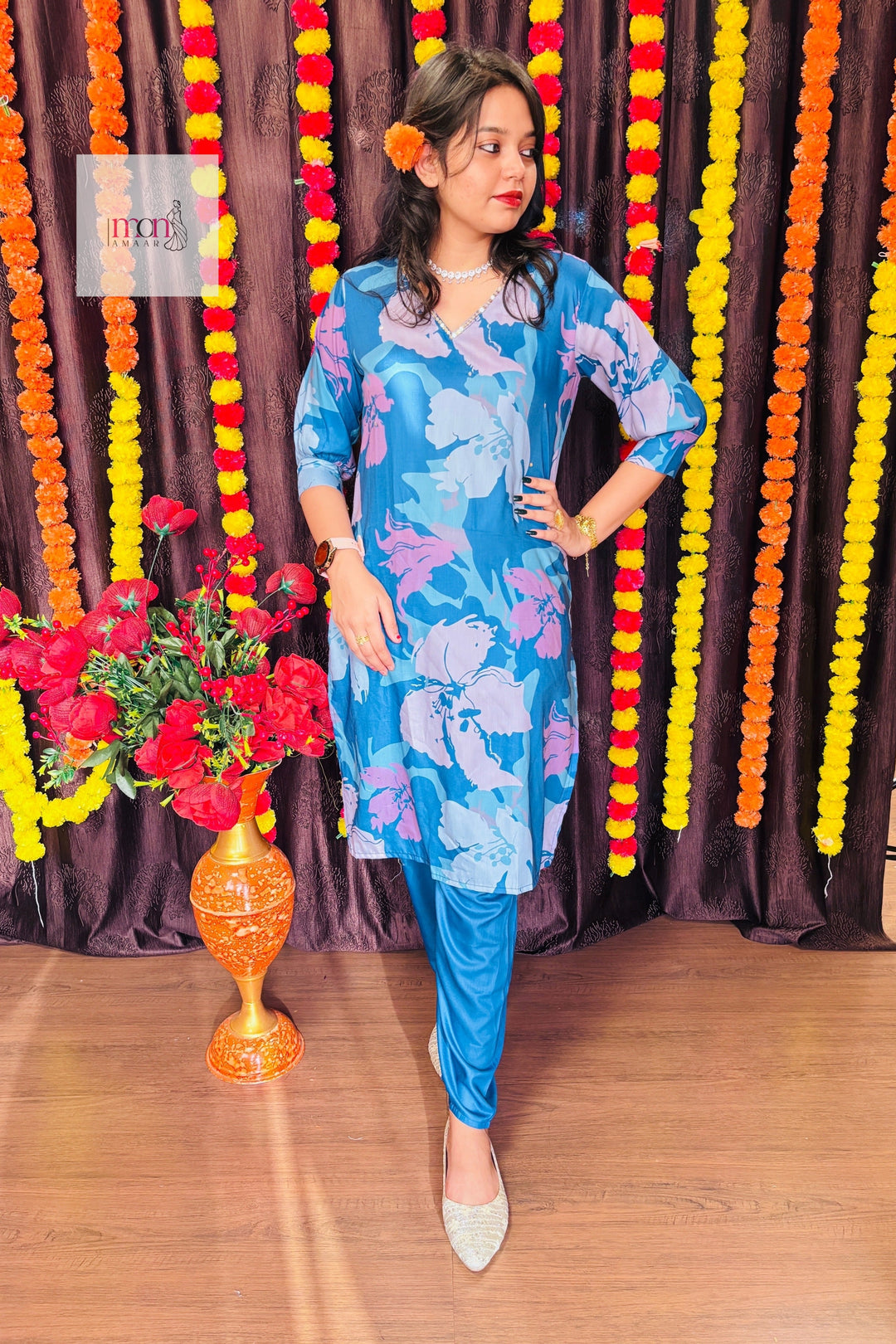 The Wanderlust- Party wear Kurti Set