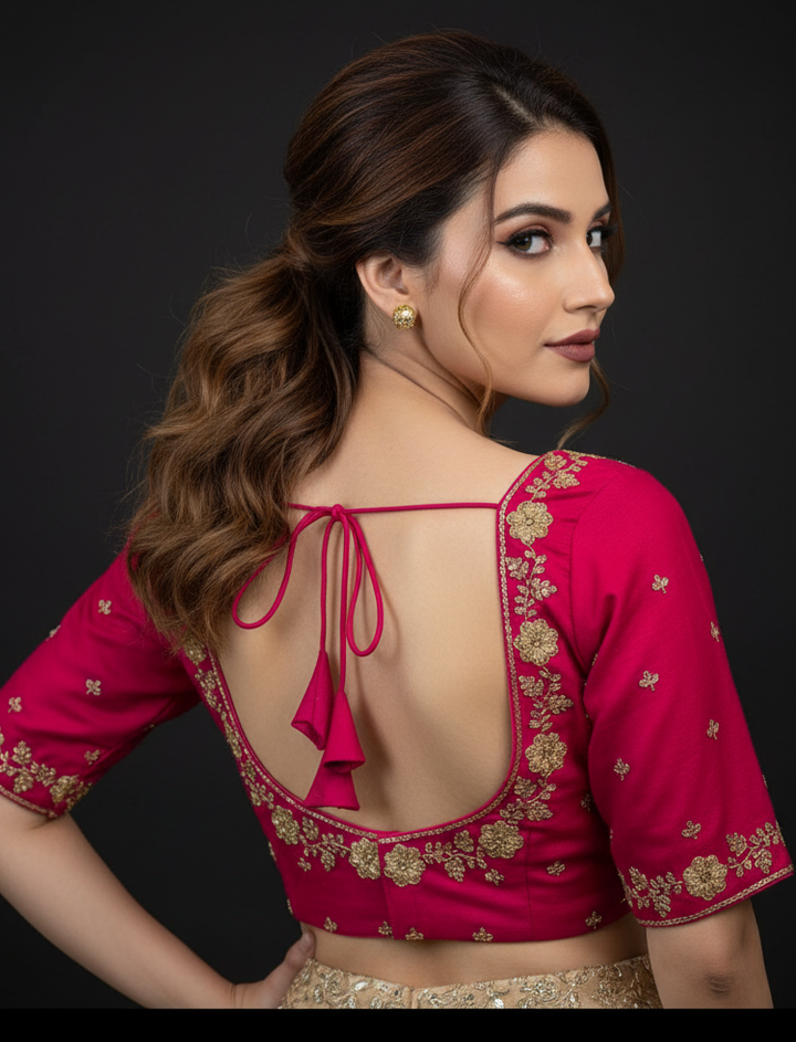 Jhalak-Zari Embroidered Blouse