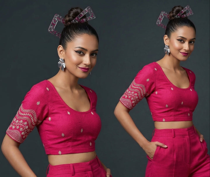 Bend the Trend-Stretchable Knitted Blouse