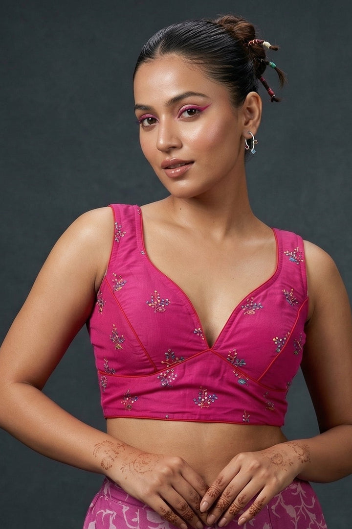 My Date Look-Designer Blouse