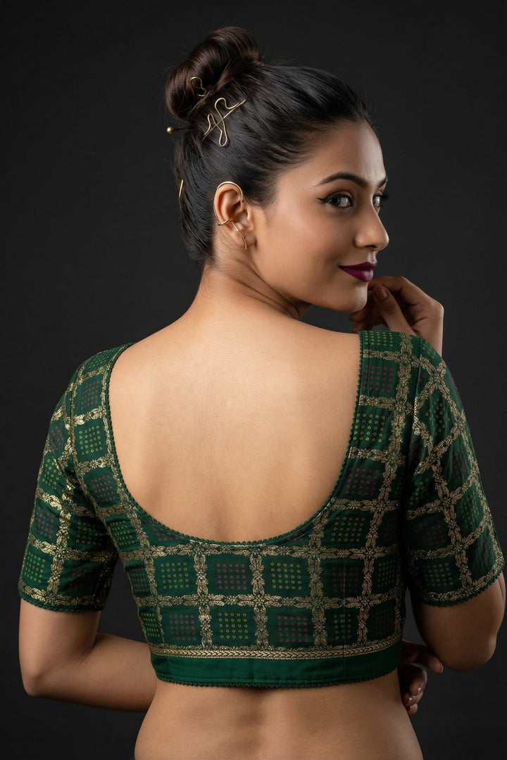 Fashion And Tradition-Stretchable Knitted Blouse