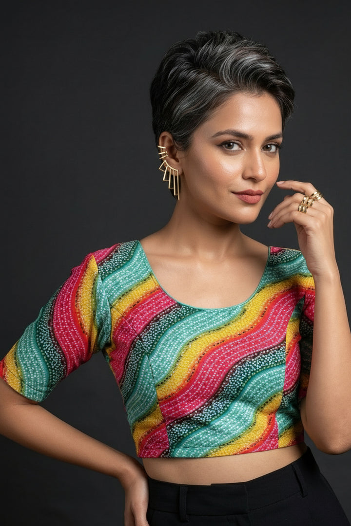 Eye candy Stretchable Knitted Blouse