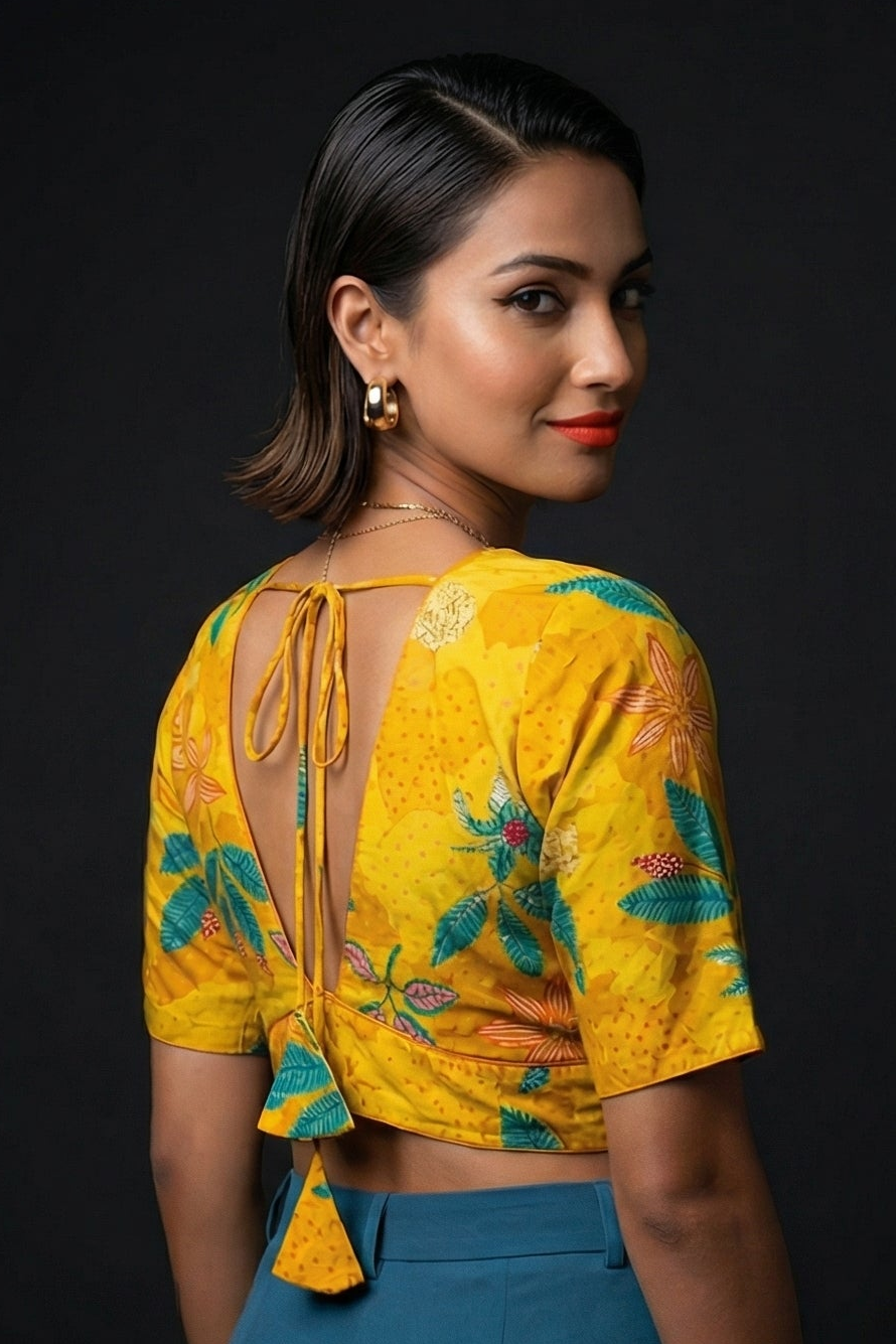 Forever Things-V Neck Cotton Blouse