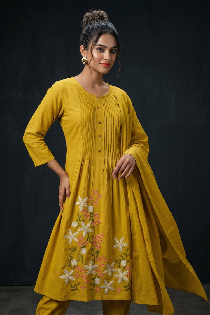 Easy Day Ethnic Set(Kurti Set)