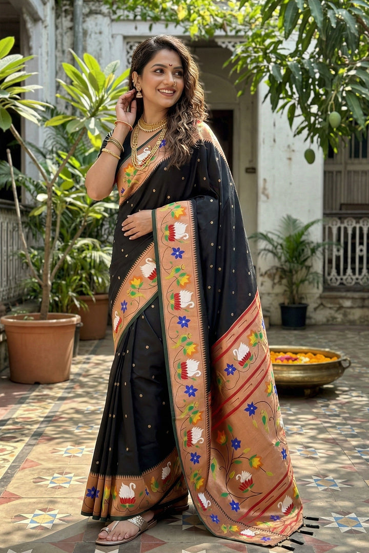 Mumbai Mood Sarees(Paithani Silk)