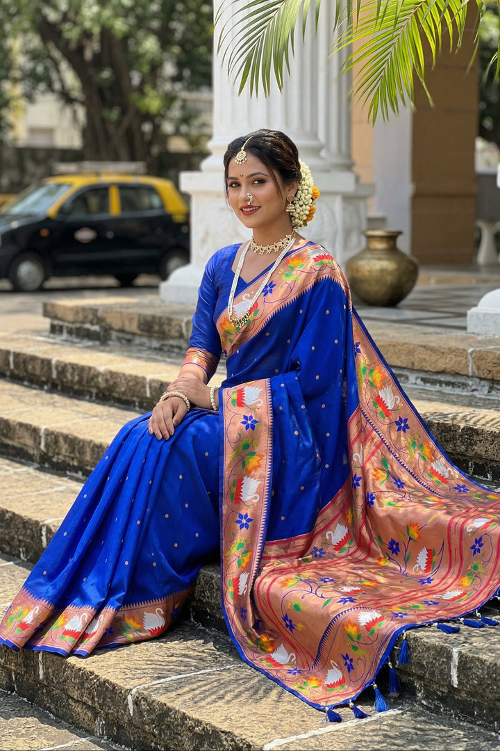 Mumbai Mood Sarees(Paithani Silk)