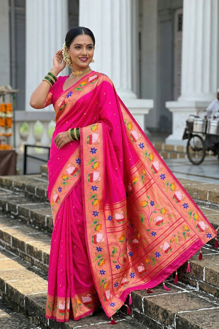 Mumbai Mood Sarees(Paithani Silk)