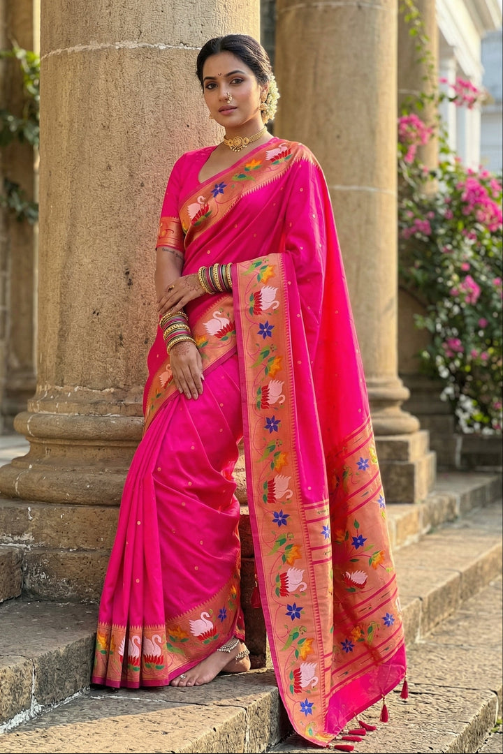 Mumbai Mood Sarees(Paithani Silk)