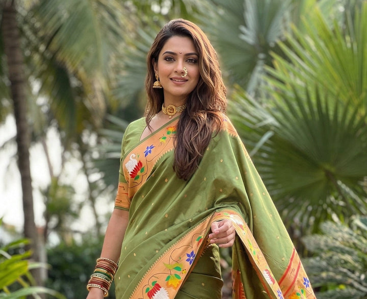 Mumbai Mood Sarees(Paithani Silk)