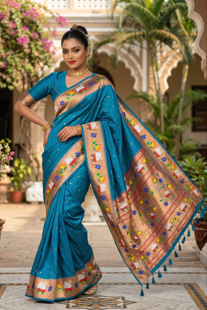 Mumbai Mood Sarees(Paithani Silk)