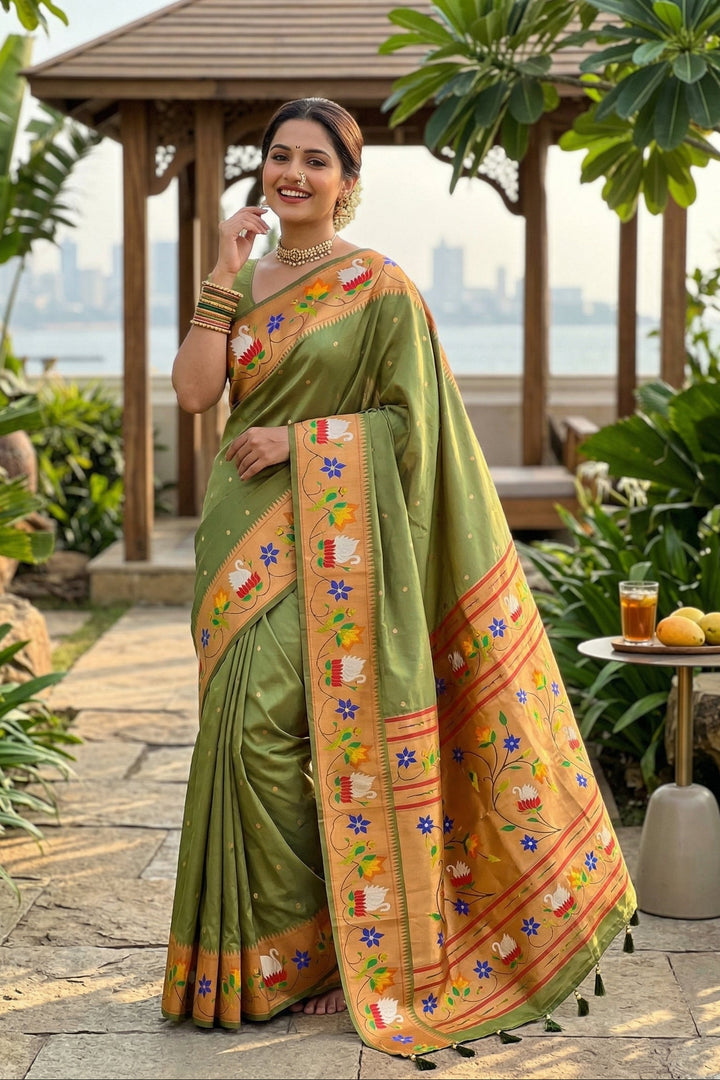 Mumbai Mood Sarees(Paithani Silk)
