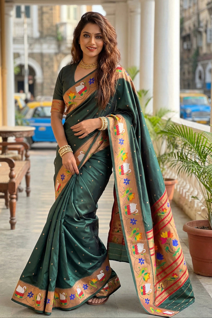 Mumbai Mood Sarees(Paithani Silk)