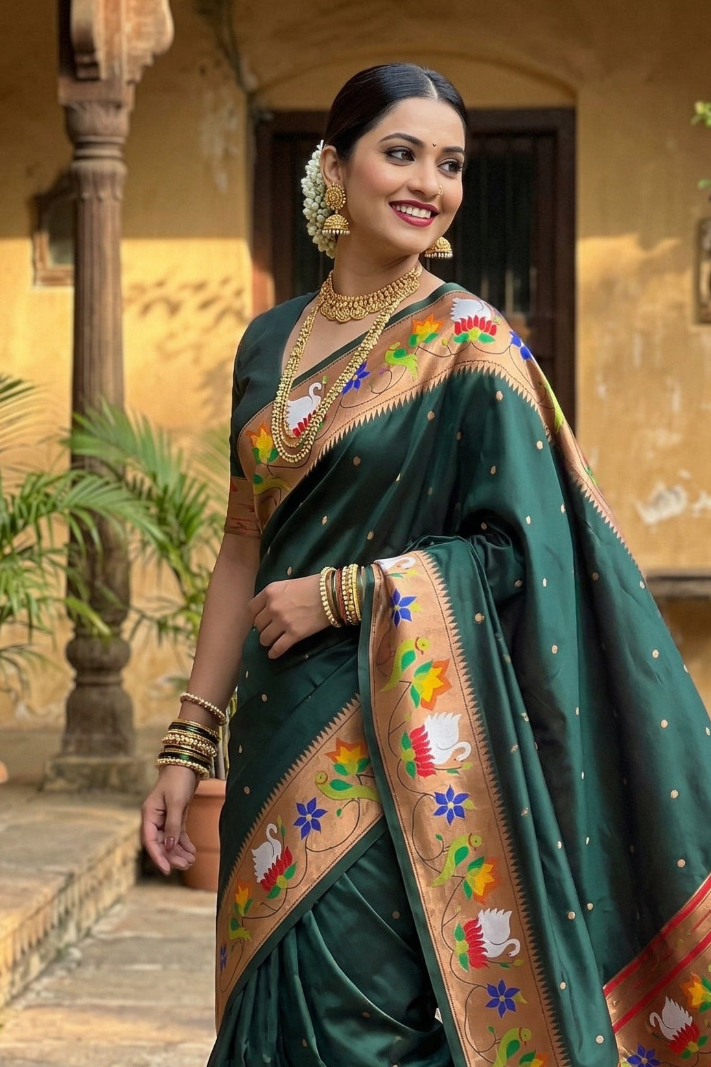 Mumbai Mood Sarees(Paithani Silk)