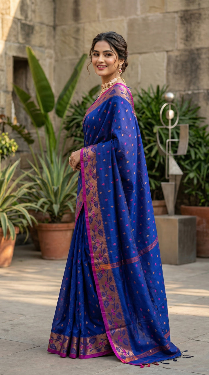 Metro Muse Khadi Cotton Saree